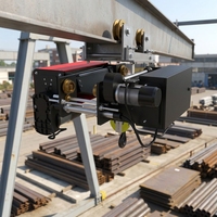 Nouvelle palan électrique à câble robuste 10t avec télécommande métallique européenne, garantie 1 an pour pont roulant européen à simple portique