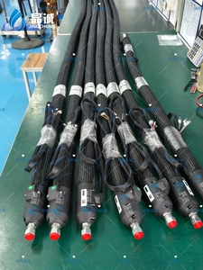 Tuyau de distribution de colle PTFE à faible friction, <span class=keywords><strong>tube</strong></span> PTFE chauffé électriquement pour équipement de pulvérisation à chaud, longueur et diamètre personnalisés - Product Image 4