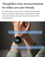 AMOLED Ekranlı EKG S26 Hassas Hava Pompası Kan Basıncı SDK Desteği SOS Yardım Gövde Sıcaklığı Ölçer Akıllı Saat Tıbbi İzleme için