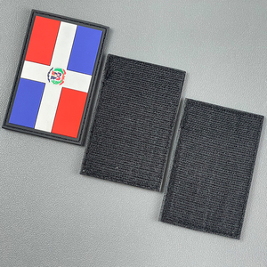 Parche de Bandera de Dominica de PVC de Goma, Nuevo, Alta Calidad, Colores Personalizados Disponibles - Product Image 4