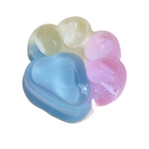 ของเล่นบีบแมวนุ่มสีรุ้งน่ารักแบบใหม่ เนื้อเจลลี่เหนียวเหนอะหนะ สีชมพู บรรเทาความเครียด ของขวัญสำหรับวัยรุ่นและผู้ใหญ่ พกพาสะดวก - Product Image 6