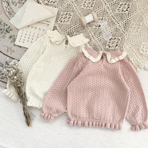 Pull en tricot vintage pour bébés et jeunes enfants filles, collection hiver 2022, vêtements d'automne pour enfants, vente en gros 025AS22168 - Product Image 5
