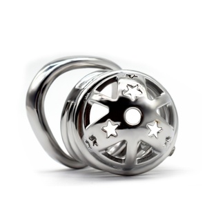 Jaula de Castidad Metálica FRRK con Bloqueo de Pene con Tornillo, Dispositivo de Castidad Masculina, Jaula para Pene con Púas, Bloqueo de Pene, Juguetes Sexuales para Hombres - Product Image 5