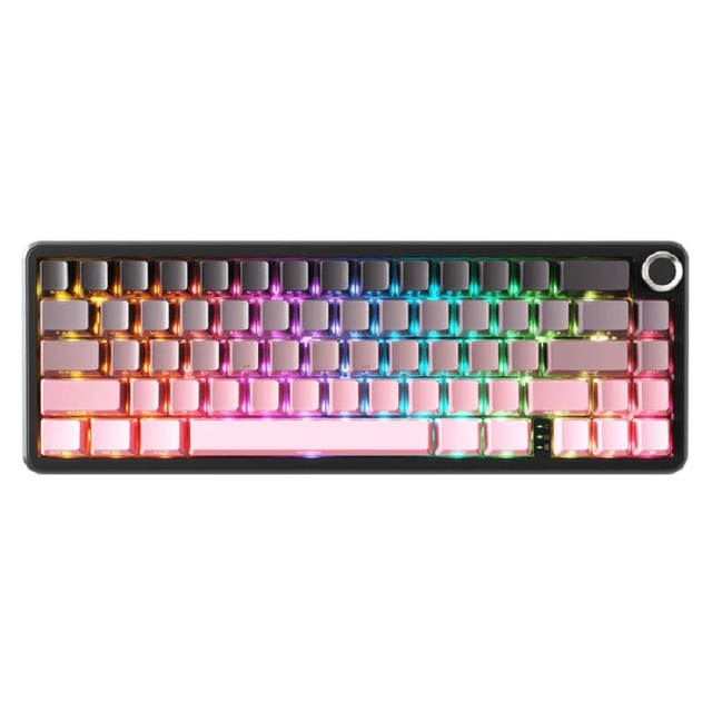 Alibaba ATTACK SHARK X66 Wireless Mechanical Gaming Keyboard with Knob Tri Mode Gasket Mounted 60% RGB Gaming Keyboard