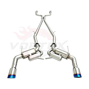 Sistema de Escape Catback de Acero Inoxidable de Alto Rendimiento Vortex para Infiniti Q60 2.0T 2017-2022, Tubo de Escape Doble para Automóvil - Product Image 1