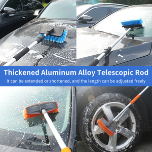 Hot-Selling Lichtgewicht Telescopische Watergevoede Paal Huishoudelijke Schoonmaak Tool Flow Thro Borstel Voor Auto Thuis Schoonmaken - Product Image 5