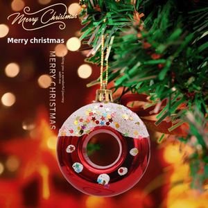 New Cross-Border China-Made Plastiornaments Topper Star Christmas <b>Tree</b> Decorations Santa <b>House</b> Pendants Donuts - Product Image 4