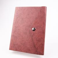 Carnet de notes personnalisé en cuir PU avec anneaux, classeur exquis pour agenda professionnel et planificateur