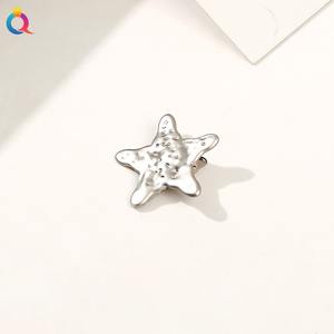 QIYUE Double Prong Pinces À Cheveux Bord Clip Design Plat avec Style Doux Alligator Métal <span class=keywords><strong>Canard</strong></span> Bec Argent Cheveux Accessoires - Product Image 5