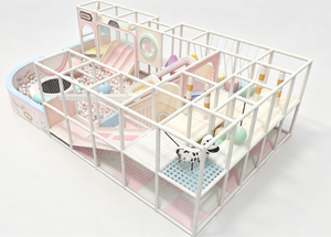 Castillo Inflable Temático de Colores Dulces, Área de Juegos Interior para Niños, Tobogán, Piscina de Pelotas, Centro Comercial, Material PP Suave - Product Image 5