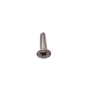 Vis à filetage intégré M4 x 10 mm à tête plate, CR3+ Zinc 5U plaqué au four, vis pour boîtiers en plastique, acier au carbone C1022, Homn Reen - Product Image 2