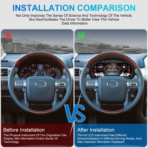 Navihua 12.3inch Auto Instrument LCD Digital Dashboard Display Cluster <b>for</b> Lexus GX460 GX400 2009 2020 New Arrival - Product Image 4