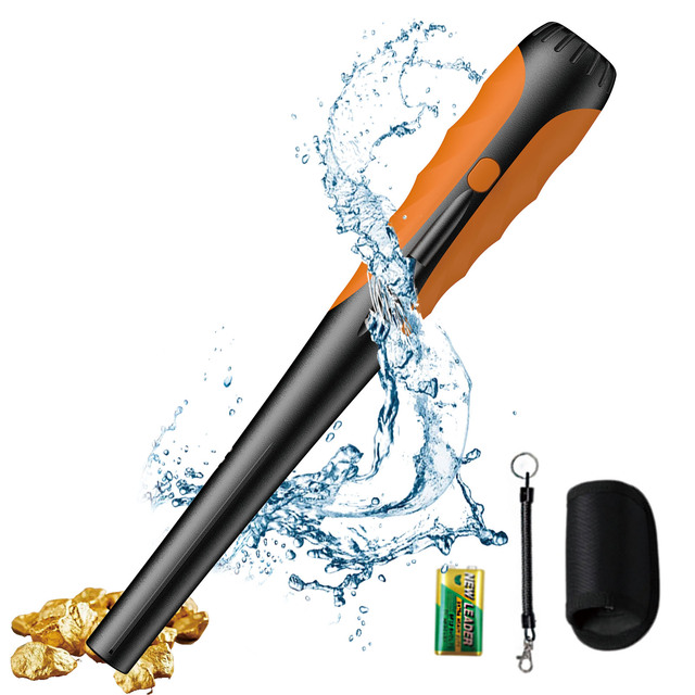 Hot Selling Metal Detector Pinpointer For Adults& Kids Waterproof Handheld 360 Degree Finder 3 Alert Modes With Led Flashlight