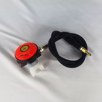 Modèle 126 pour Diving : Régulateur de deuxième étage en silicone et acier inoxydable, avec tuyau basse pression pour octopus primaire/secondaire