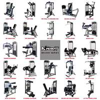 Máquina comercial ajustable de extensión de tríceps con cable cruzado y brazo metálico para entrenamiento de fuerza en gimnasios
