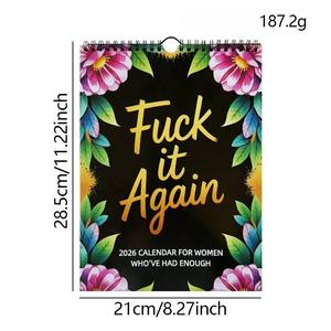 <span class=keywords><strong>ปฏิทิน</strong></span>พิมพ์ลายเอง A4 <span class=keywords><strong>ปฏิทิน</strong></span><span class=keywords><strong>ป</strong></span>ี 2026 สำหรับผู้หญิงที่เหนื่อยล้า - Product Image 2