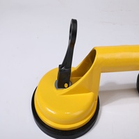 Ventouse à deux griffes en alliage d'aluminium de qualité industrielle FY-RS-014 avec patin en caoutchouc de 7 mm et diamètre de 123 mm, personnalisable OEM/ODM pour carrelage