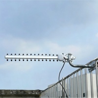 Antenne Yagi 4G LTE extérieure à gain élevé 698-2700 MHz, omnidirectionnelle verticale, avec câble HF de 1,5 m et amplificateur WiFi