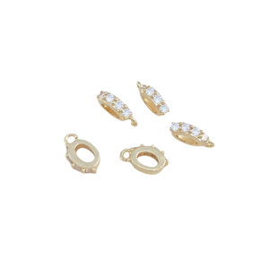 CZ con ciondolo <span class=keywords><strong>a</strong></span> foro grande, - Product Image 1