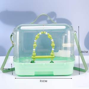 Cage <span class=keywords><strong>à</strong></span> oiseaux en acrylique Kangdarpet pour perroquet, cage portable, sac <span class=keywords><strong>de</strong></span> transport, cage <span class=keywords><strong>à</strong></span> oiseaux en peau <span class=keywords><strong>de</strong></span> tigre, cage <span class=keywords><strong>à</strong></span> oiseaux noire, capsule <span class=keywords><strong>de</strong></span> visualisation, cage extérieure - Product Image 2