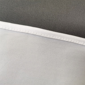 Elastic Chair Back Sash Solid Color Polyester Wedding Party Banquet Hotel Decoration White Dark Blue Red Rectangle Shape - Product Image 2