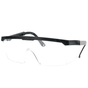 Lunettes <span class=keywords><strong>de</strong></span> sécurité anti-buée avec lentille panoramique transparente, branches ajustables et protections latérales pour la protection des yeux en <span class=keywords><strong>laboratoire</strong></span> et en construction (EPI) - Product Image 4