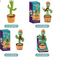 Cactus Électrique Chantant et Dansant en Peluche Douce et Amusante – Offre Spéciale