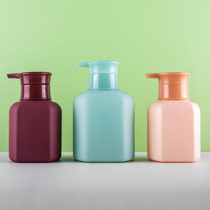 Envase Vacío de 300ml 500ml con Acabado Mate, Botella Cuadrada para Protector Solar, Crema, Champú, Loción Corporal para Bebés, con Pulverizador y Bomba, Color <span class=keywords><strong>Verde</strong></span> <span class=keywords><strong>Menta</strong></span> - Product Image 3