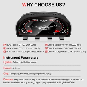 Velocímetro Digital Navihua para BMW Serie 1 2 3 4 5 6 7 X3 X4 X5 X6 F30 F32 F07 F10 F06 F01 F25 F20 F22 E60 E70 E71 - Product Image 4