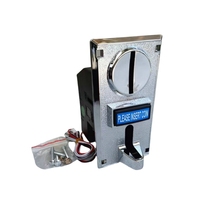 JSJM JSJM-TBQJ01158 Console de jeu d'arcade à monnayeur, Pièces de monnayeur/porte-monnaie en plastique et métal, Argent/Noir, Prise US