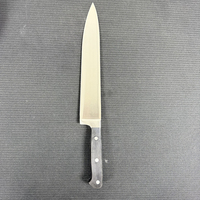 LONSDOW Couteau Gyuto à trancher le pain dentelé japonais de 10 pouces Couteaux de chef plus larges Couteau de cuisine pour couper la viande et le gâteau