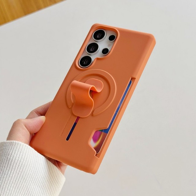 Senyork sliding holder card slot magnetic phone case for samsung Galaxy S26 ultra S25 S24 2 in 1 hard PC back cover wholesale