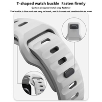 Bracelet Upro pour Apple Watch 38 44 42 41 45MM, vente en gros, bracelet de montre en silicone sport classique de haute qualité pour Apple Watch 7 6 5 4 SE
