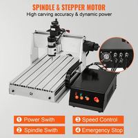 Vevor Nouveau CNC USB 3040T 4-Axis Router Multifonctionnel Machine De Gravure Sur Bois avec 380V Tension Meilleur Prix pour les Avions En Bois