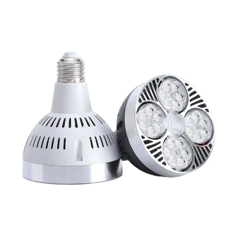 Foco LED E27 COB fuente de luz PAR30 PAR38 35W foco bombilla fuente de luz de pista