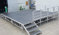 Plate-forme extérieure d'étape de représentation en aluminium de concert de défilé de mode de mariage pour le grand événement