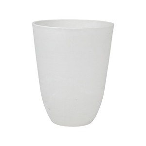 <span class=keywords><strong>Pot</strong></span> de plante blanc Worth <span class=keywords><strong>Pot</strong></span> de <span class=keywords><strong>fleur</strong></span> <span class=keywords><strong>en</strong></span> plastique de 11.5 pouces motif de tréfilage grands pots ronds blancs pour intérieur extérieur - Product Image 5