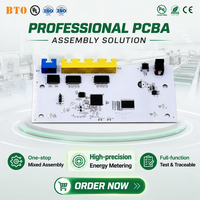 Assemblage efficace de cartes PCBA, fabrication OEM personnalisée avec tests SMT, DIP, BGA pour contrôleur de surveillance de l'énergie pour compteurs intelligents IoT