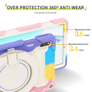 Kickstand giratorio de función práctica, Funda de silicona para PC, armadura de alta resistencia, Funda para tableta, Huawei <span class=keywords><strong>Matepad</strong></span> <span class=keywords><strong>11</strong></span> - Product Image 6