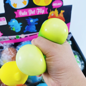 Jouets anti-stress de décompression en TPR de haute qualité, design animaux (grenouille, oiseau, hérisson), promotionnels pour enfants, garçons et filles - Product Image 3