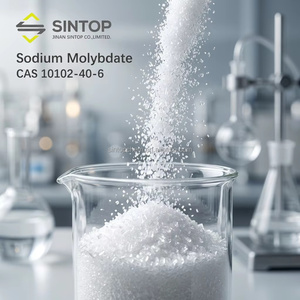 โซเดียมโมลิไบเดตไดไฮเดรต 99% โมลิไบด์ออกไซด์ 39% ขั้นต่ำ Na2MoO4.2H2O CAS 10102-40-6 โซเดียมโมลิไบเดตสำหรับปุ๋ย การเกษตร และการบำบัดน้ำ - Product Image 5