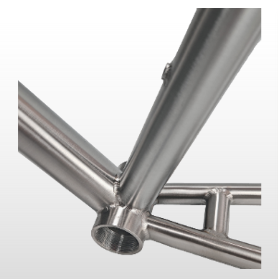 Hoogwaardig lichtgewicht Gr9 Ti3Al2.5V titanium CNC-gefreesd fietsframe voor racefiets, MTB, gravelbike, op maat gemaakt, gepersonaliseerde lak - Product Image 5