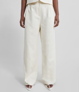 <span class=keywords><strong>Pantaloni</strong></span> <span class=keywords><strong>Larghi</strong></span> in <span class=keywords><strong>Lino</strong></span> Bianco a Vita Alta Personalizzati per <span class=keywords><strong>Donna</strong></span>, <span class=keywords><strong>Pantaloni</strong></span> Lunghi alla Moda in <span class=keywords><strong>Lino</strong></span> - Product Image 5