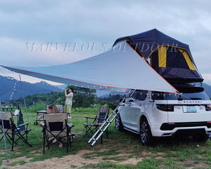 Tente de toit à coque souple pour 1 à 2 personnes, tente de <span class=keywords><strong>Camping</strong></span> automatique - Product Image 4