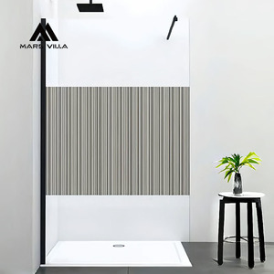 Porte <span class=keywords><strong>de</strong></span> <span class=keywords><strong>douche</strong></span> pivotante Mars Villa Project Rubbed Swing, avec verre standard CE, OEM, charnière, écran d'installation 72, 60 pouces - Product Image 3