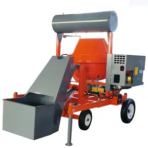 Durable JQ hormigonera 450L concrete mixer drum for sale electrical concrete cement mixer engine gas powered with hydraulic feed