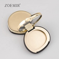 Offre Spéciale : Étui de luxe pour poudre compacte, boîtier vide doré pour fond de teint, conteneur rond pour poudre compacte, vente en gros
