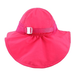 Sombrero de Pescador Ajustable con Protección Solar UPF 50+ para Bebés Niñas, Logotipo Personalizado, Ala Ancha, Protección Solar para la Playa con Diseño de Hojas de Dibujos Animados - Product Image 3