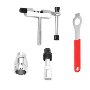 Yueli Bicycle Tool Kit 4 Piece Set Alloy Chain Cutter Bottom Bracket Tool Chainring Remover Single <b>Puller</b> Spindle Tool - Product Image 2