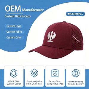 Wholesale Breather Custom Embroidery Patch <b>Waterproof</b> Nylon Hat 5 Panel Sport Snapback Rope <b>Cap</b> - Product Image 1